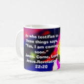 de komst van Jezus Koffiemok (Voorkant links)