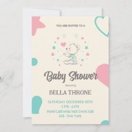 De komst van jullie kleine wonder vieren! kaart