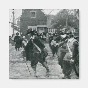 De komst van Stuyvesant in New Amsterdam Magneet