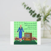 De komst van televisie briefkaart (Staand voorkant)