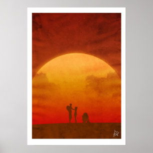 De Kone Wars Minimalist Poster