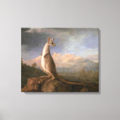 De Kongouro uit New Holland door George Stubbs Canvas Afdruk (Voorkant)