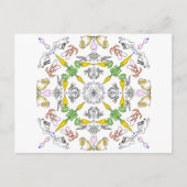 De konijnen van de caleidoscoop briefkaart (Voorkant)