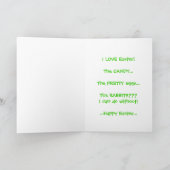 De KONIJNEN van great dane Pasen?! Feestdagen Kaart (Binnen)