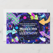 De konijnenhol Alice in Wonderland Party Kaart (Voorkant)