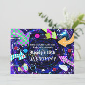 De konijnenhol Alice in Wonderland Party Kaart (Staand voorkant)