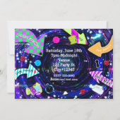 De konijnenhol Alice in Wonderland Party Kaart (Achterkant)