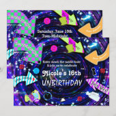 De konijnenhol Alice in Wonderland Party Kaart (Voorkant / Achterkant)