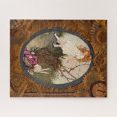 De konijnenhol omlaag legpuzzel (Horizontaal)