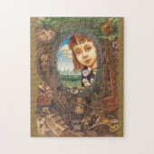 De konijnenhol omlaag legpuzzel (Verticaal)