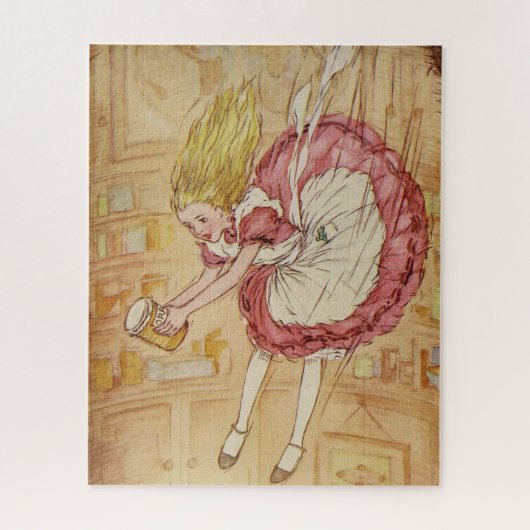 De konijnenhol omlaag legpuzzel (Verticaal)