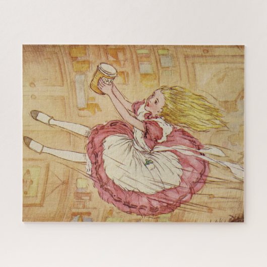 De konijnenhol omlaag legpuzzel (Horizontaal)