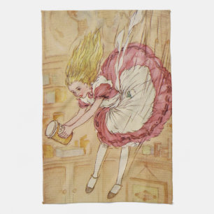 De konijnenhol omlaag theedoek