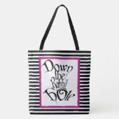 De konijnenhol omlaag tote bag (Voorkant)