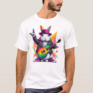 De konijnenrockster t-shirt