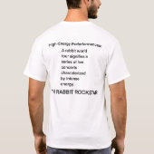 De konijnenrockster t-shirt (Achterkant)