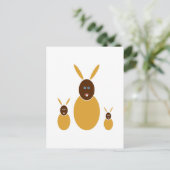 De Konijntjes van de mosterd Briefkaart (Staand voorkant)