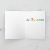 De Konijntjes van de schaduw Feestdagen Kaart (Binnen)