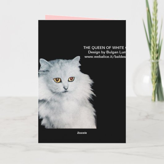 DE KONIN VAN WITTE VATTEN, MONOGRAM NOTITIEKAARTJE (Achterkant)