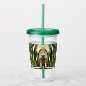 "De koning" Acrylische Drink Tumbler Acryl Drinkbeker (Voorkant)