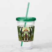 "De koning" Acrylische Drink Tumbler Acryl Drinkbeker (Achterkant)