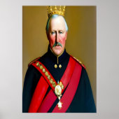 De koning | AI Art Poster (Voorkant)