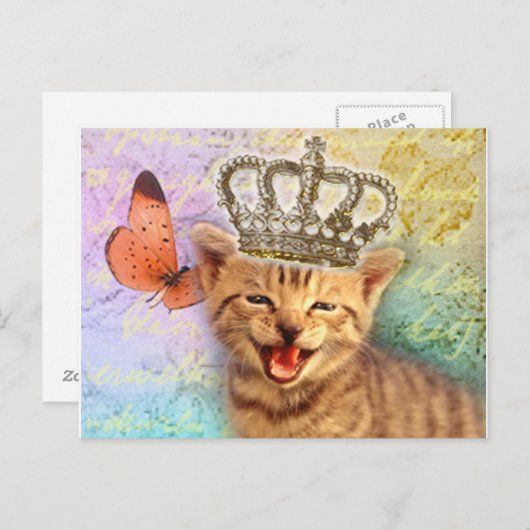 De koning briefkaart (Voorkant / Achterkant)