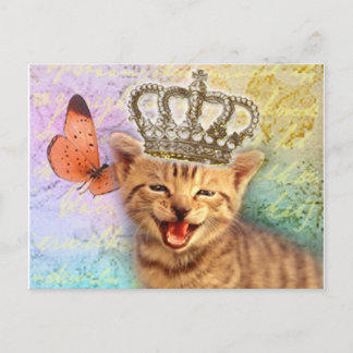 De koning briefkaart