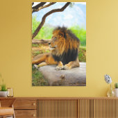 De koning. canvas afdruk (Insitu (Woonkamer))