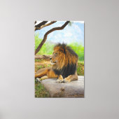 De koning. canvas afdruk (Voorkant)