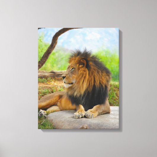 De koning. canvas afdruk (Voorkant)