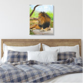 De koning. canvas afdruk (Insitu (Slaapkamer))