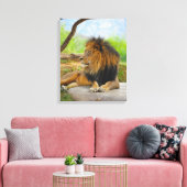 De koning. canvas afdruk (Insitu (Woonkamer))