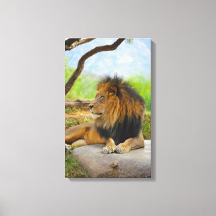 De koning! canvas afdruk