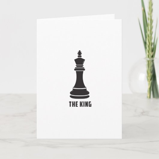 De koning - Chess Lover Kaart (Voorkant)