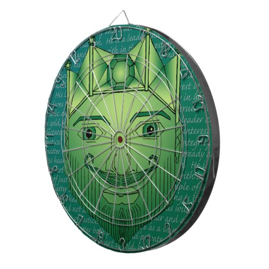 De koning dartbord (Voorkant Rechts)