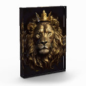 De koning! De niet-zo-laffe leeuw van Oz Fotoblokken (Links)