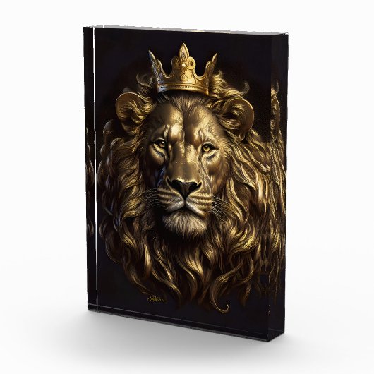 De koning! De niet-zo-laffe leeuw van Oz Fotoblokken (Rechts)