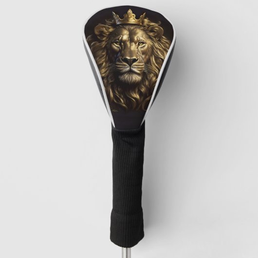 De koning! De niet-zo-laffe leeuw van Oz Golfheadcover (Voorkant)