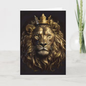 De Koning! De niet zo laffe Leeuw van Oz Kaart (Voorkant)
