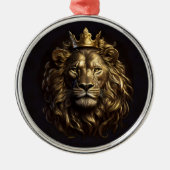 De koning! De niet-zo-laffe leeuw van Oz Metalen Ornament (Voorkant)
