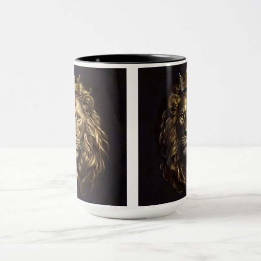 De koning! De niet-zo-laffe leeuw van Oz Mok (Midden)