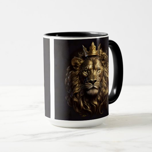 De koning! De niet-zo-laffe leeuw van Oz Mok (Voorkant rechts)