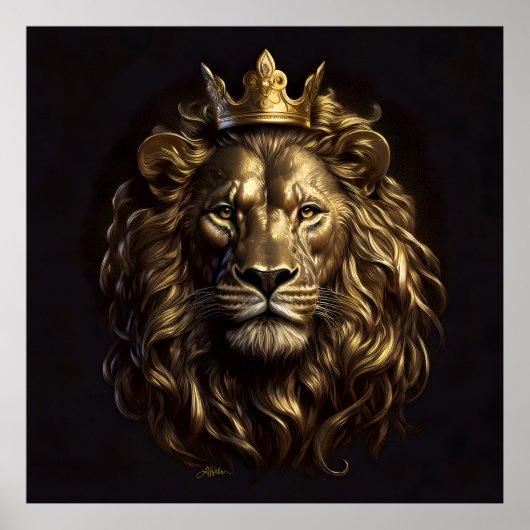 De koning! De niet-zo-laffe leeuw van Oz Poster (Voorkant)