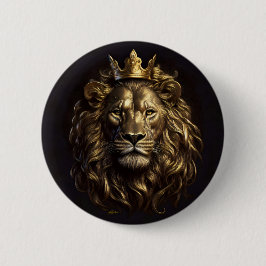 De koning! De niet-zo-laffe leeuw van Oz Ronde Button 5,7 Cm