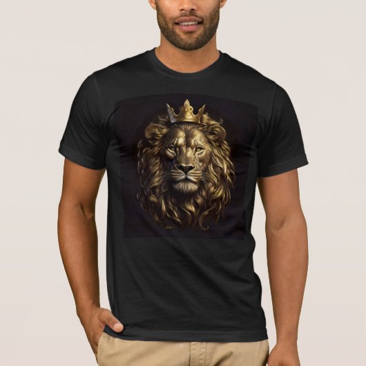 De koning! De niet-zo-laffe leeuw van Oz T-shirt (Voorkant)