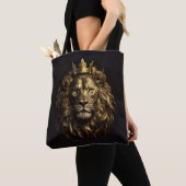 De koning! De niet-zo-laffe leeuw van Oz Tote Bag (Dichtbij)