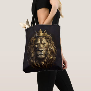 De koning! De niet-zo-laffe leeuw van Oz Tote Bag