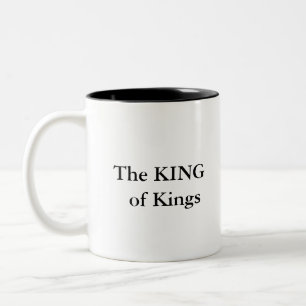 De Koning der koningen Mooi & Koninklijk Keramisch Tweekleurige Koffiemok