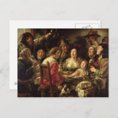 De koning Drink Briefkaart (Voorkant / Achterkant)